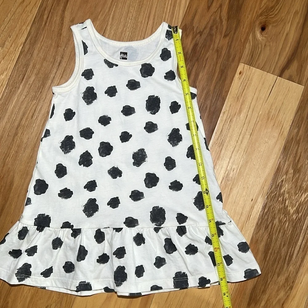 NWOT TEA Dress Ruffle Dropped Waist